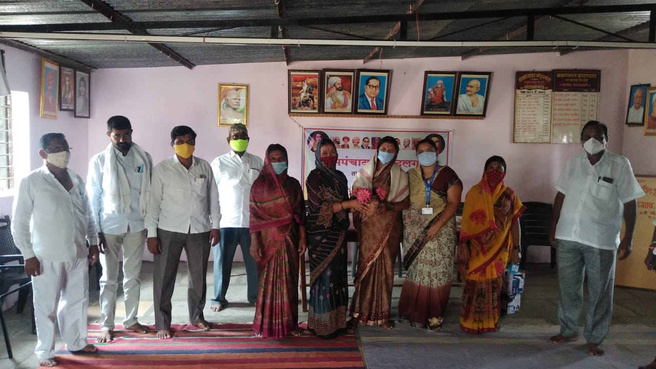 कांदलगाव उपसरपंचपदी सौ.तेजमाला बाबर यांची बिनविरोध निवड