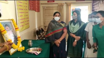 प्राथमिक आरोग्य केंद्र लवंग येथे  कोरोना लस देण्यास सुरुवात