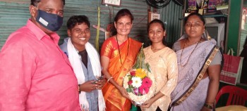 राधा खुडे ने संपादित केलेले यश अनेकांना प्रेरणादयी ठरेल; भाजप महिला आघाडी मोर्चाच्या शितलताई साबळे यांच्या हस्ते 'सुर नवा ध्यास नवा' फेम राधा खुडे हिचा सन्मान